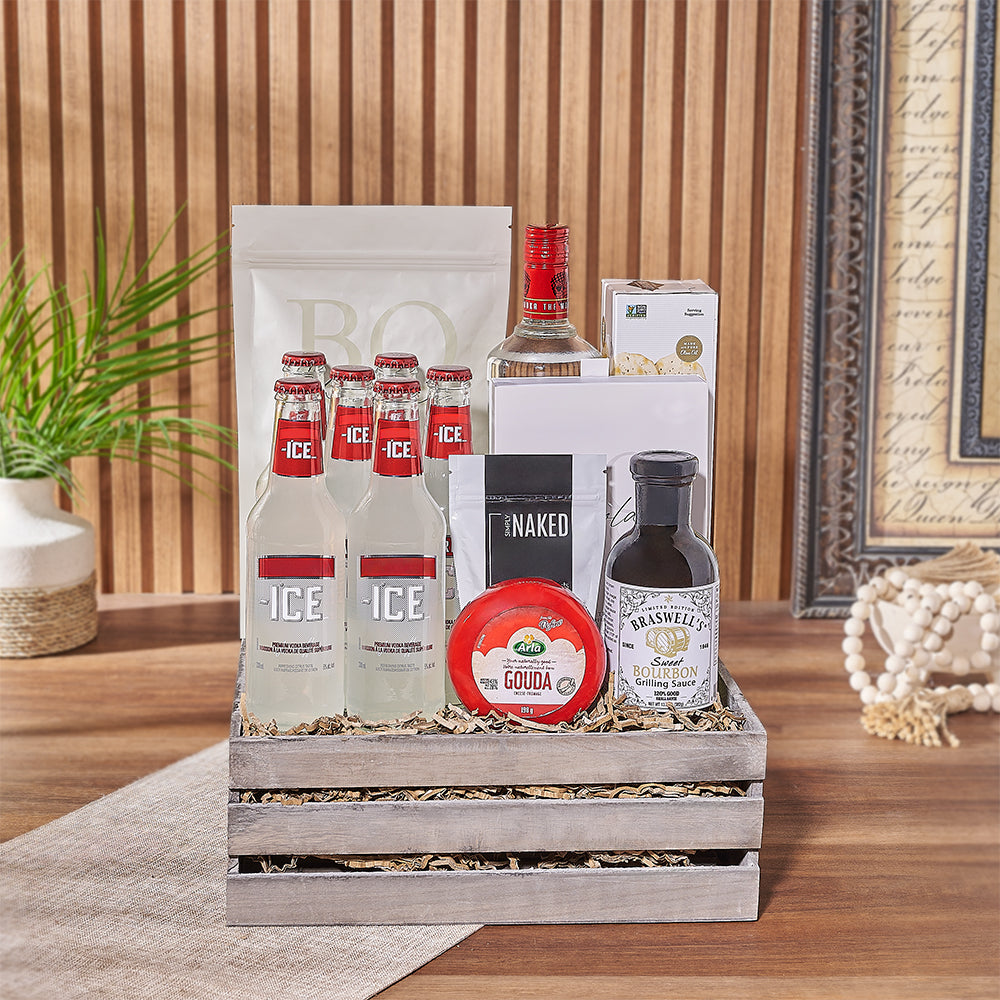 Elevate your party with our Chocolate & Cheese Celebration Gift Set, Toronto delivery
