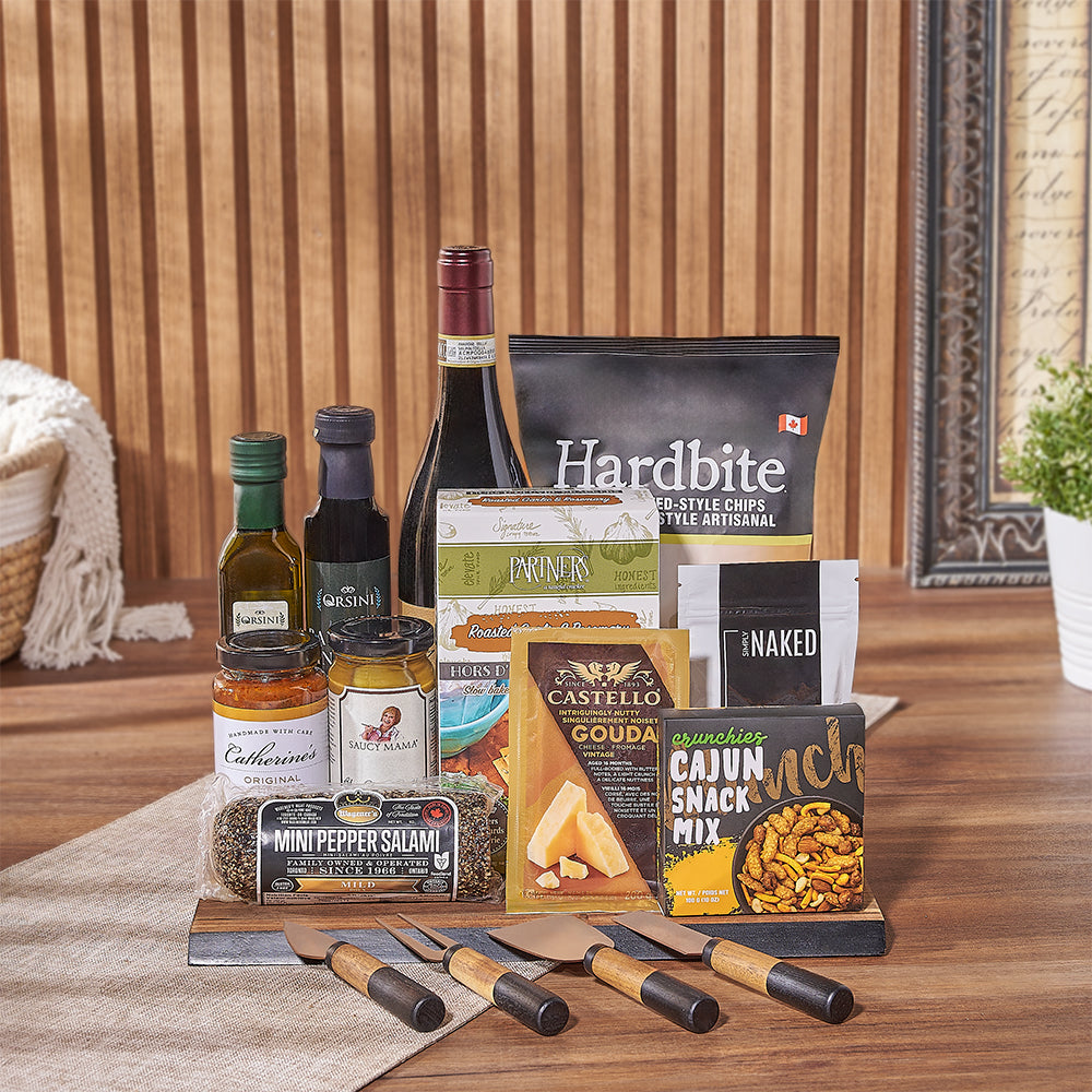 Indulge in classic deli delights with our Authentic Delicatessen Gift Basket - Toronto Delivery