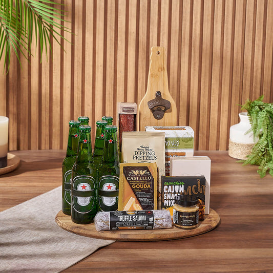 Beer & Cheese Lover's Basket, beer gift, beer, charcuterie gift, charcuterie, Toronto delivery