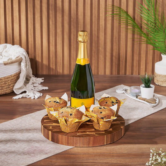 Champagne & Muffins Gift Set, champagne gift, champagne, sparkling wine gift, sparkling wine, muffin gift, muffin, Toronto delivery