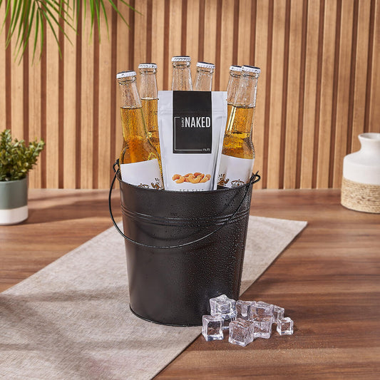 Corona Gift Bucket, beer gift, beer, nuts gift, nuts, Toronto delivery