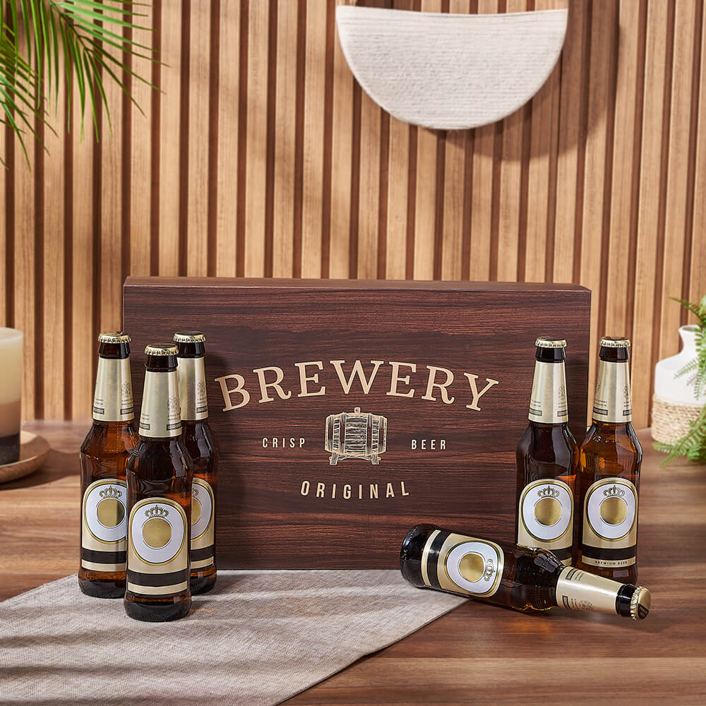 Beer Six Bottle Gift Box – how the gift is presented