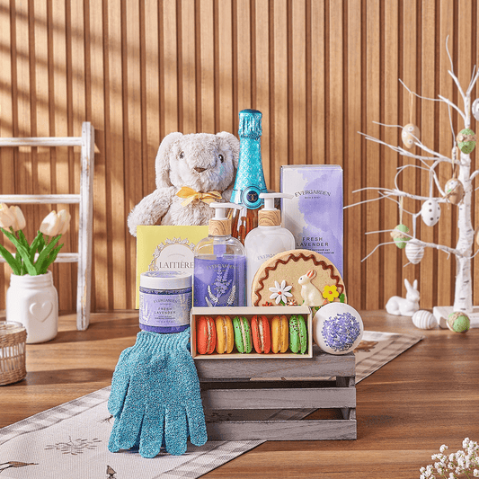 Easter Champagne & Spa Gift, champagne gift, champagne, sparkling wine gift, sparkling wine, easter gift, easter, spa gift, spa, Toronto delivery