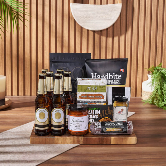 Etobicoke Beer & Crunch Snack Basket, beer gift, beer, snack gift, snack, Toronto delivery