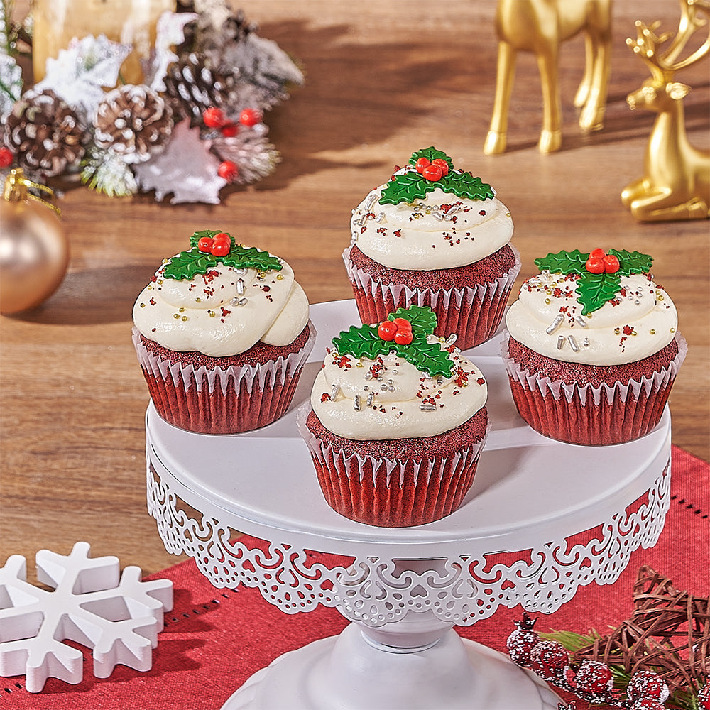 Holiday Cupcakes – how the gift is presented