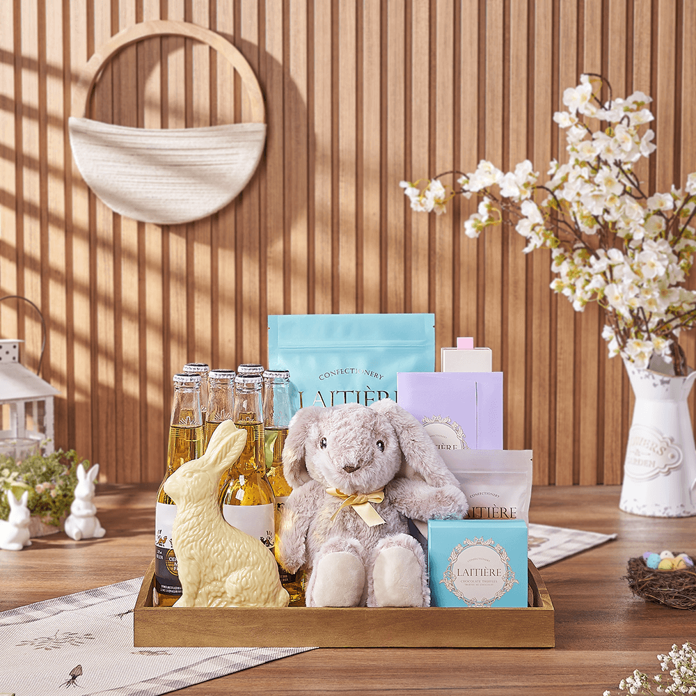 Festive Easter Beer & Candy Tray, easter gift, easter, beer gift, beer, chocolate gift, chocolate, Toronto delivery