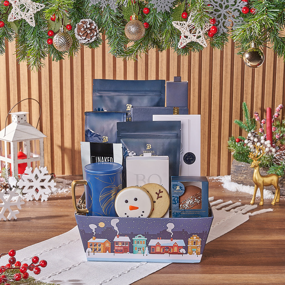 Christmas Gourmet Chocolate Tray – how the gift is presented