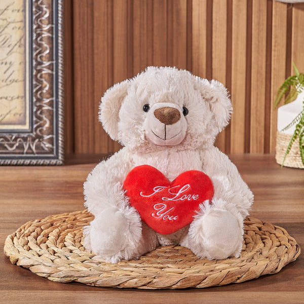 Basket teddy bear on sale