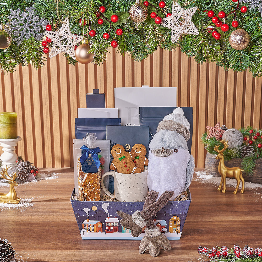 It’s Cold Outside Gift Basket, christmas gift, christmas, holiday gift, holiday, chocolate gift, chocolate, Toronto delivery