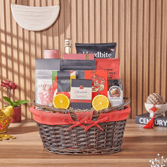 Luxe Chinese New Year Champagne Gift, champagne gift, champagne, sparkling wine gift, sparkling wine, chinese new year gift, chinese new year, lunar new year gift, lunar new year, Toronto delivery