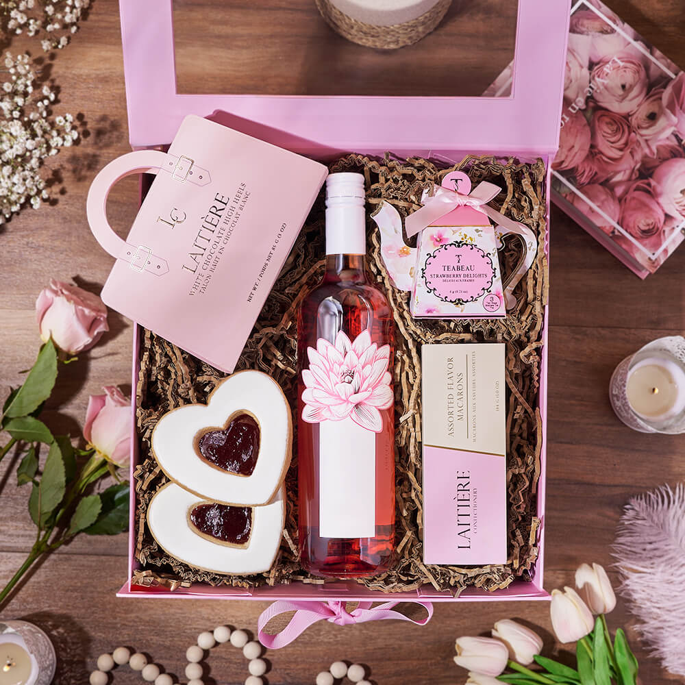 Markham Wine Gift Basket, wine gift, wine, mothers day gift, mothers day, cookie gift, cookie, chocolate gift, chocolate, Toronto delivery