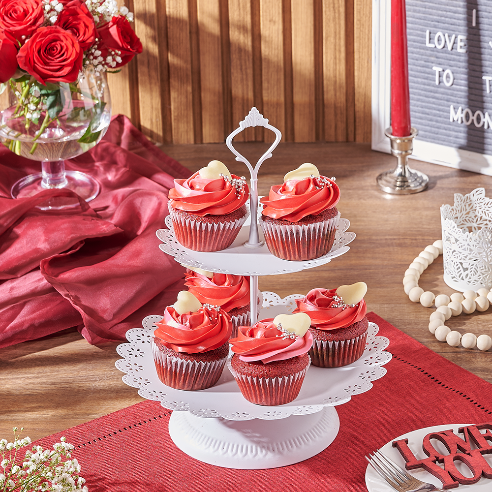 Sharable Valentine’s Day Heart Cupcakes, valentines day gift, valentines day, dessert gift, dessert, cupcake gift, cupcake, Toronto delivery