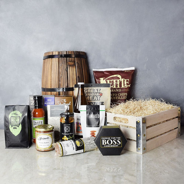 Deluxe Beer and Snack Crate Toronto Basket Toronto Delivery