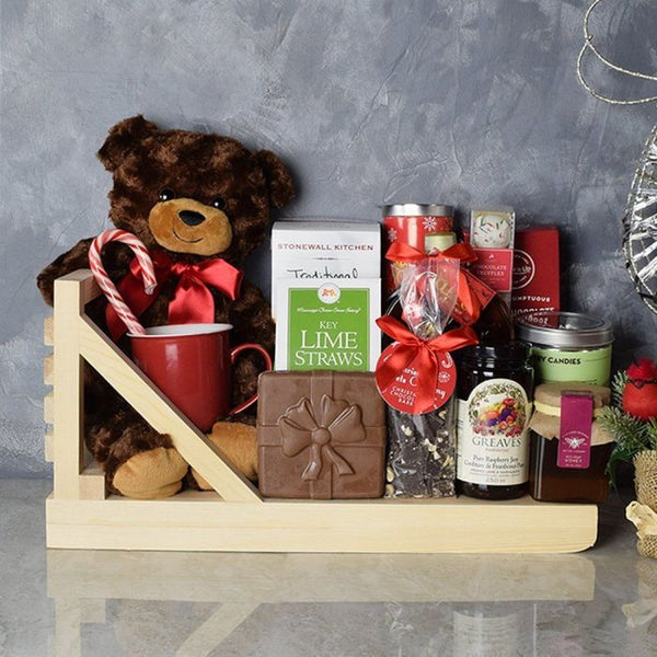 Holiday Tea & Cookies Gift Basket Toronto Baskets Toronto Delivery