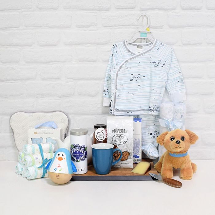 Baby Layette and Pillow Gift – how the gift is presented