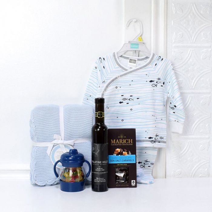 Dark Chocolate Caramels and Wine Gift – how the gift is presented
