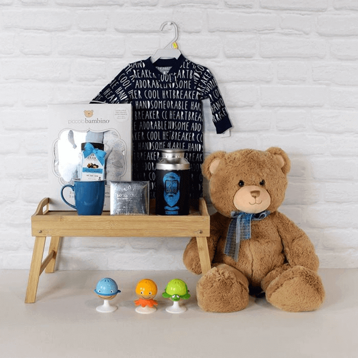 Baby Plush and Tray Gift Set – how the gift is presented
