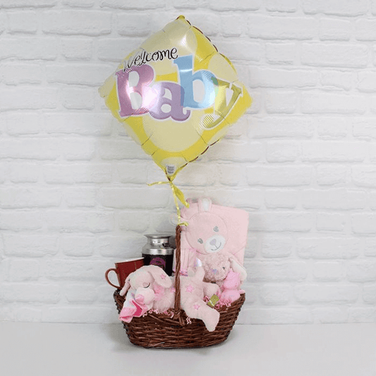 Welcome Newborn Baby Girl Gift Basket from Toronto Baskets - Baby Gift Basket - Toronto Delivery