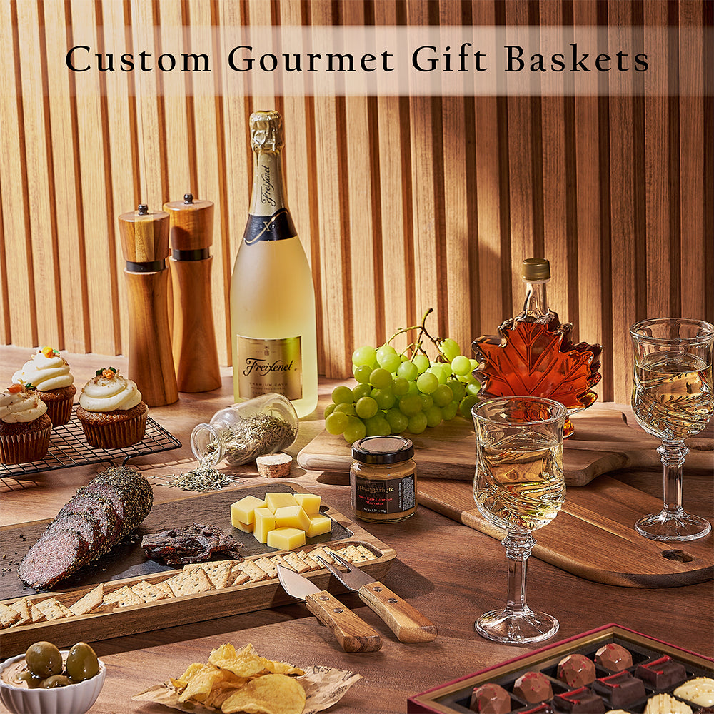 Indulge their senses with a Custom Gourmet Gift Basket, Toronto delivery 