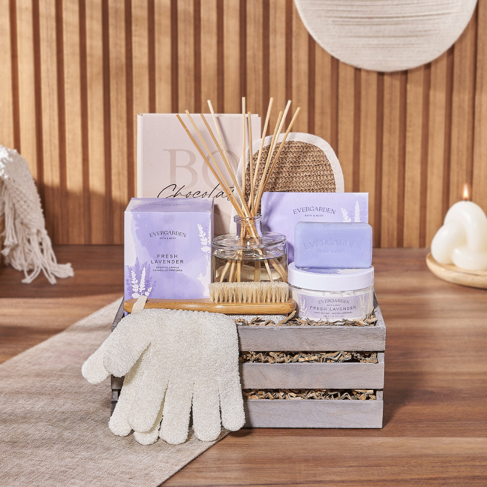Radiant &amp; Lavish Spa Gift Set - Spa gift basket - Toronto delivery