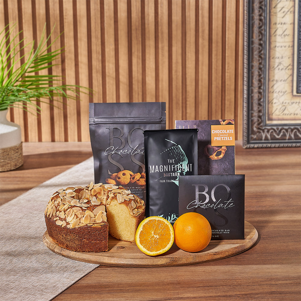 Cake and Chocolate Gift Box – how the gift is presented
