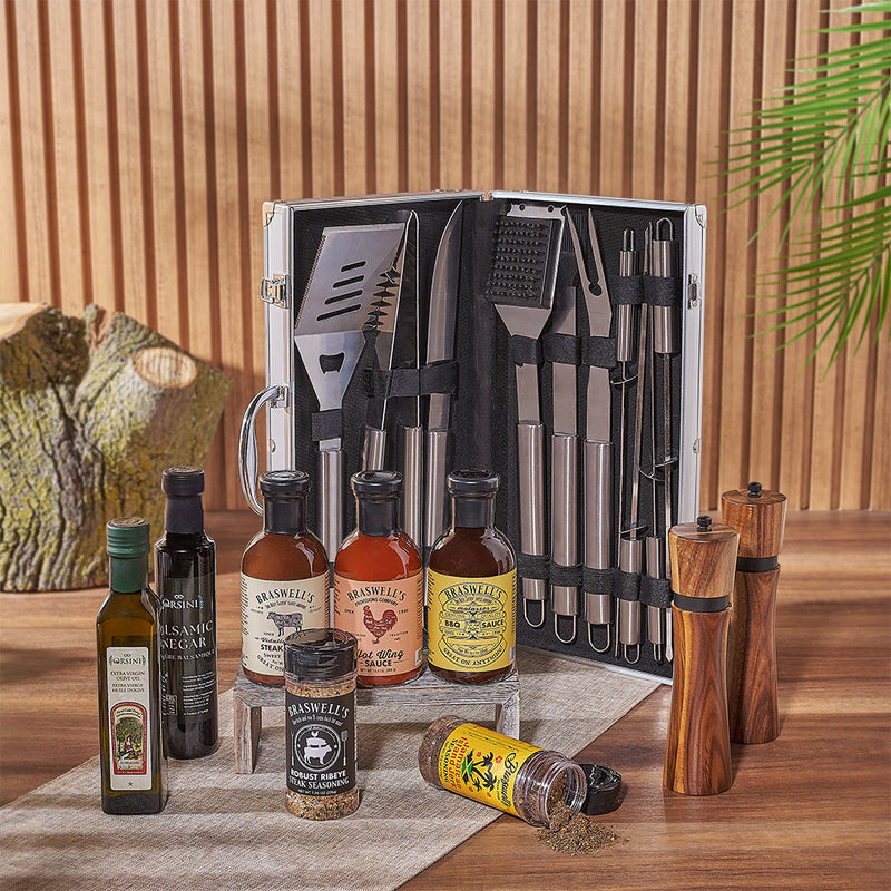 Zesty Barbeque Grill Gift Set - Grill gift baskets - Toronto Delivery
