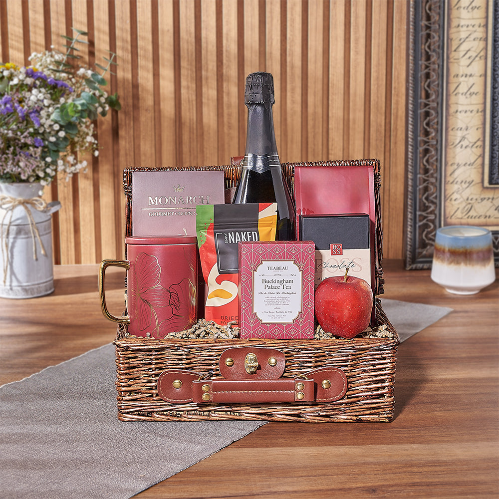 Kosher Champagne &amp; Treats Basket