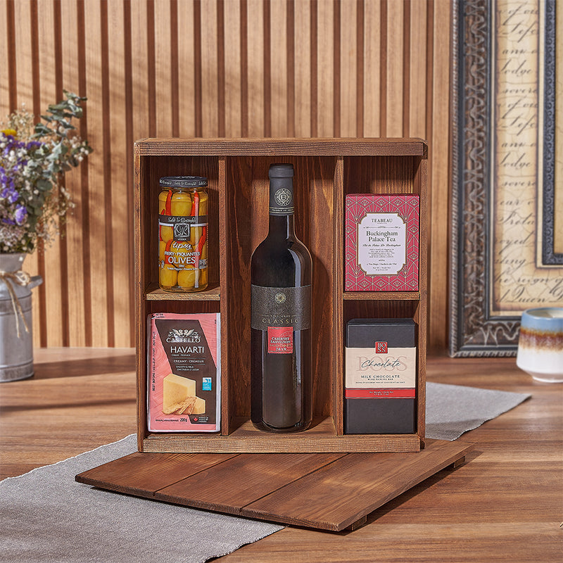 The Deluxe Kosher Wine Box boasts treats for any occasion, Toronto delivery