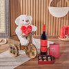 Morningside Valentine’s Day Basket from Toronto Baskets - Wine Gift Set - Toronto Delivery