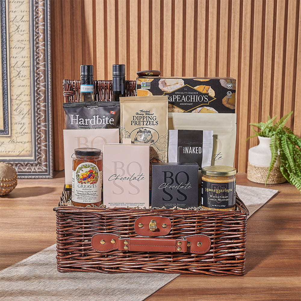 Fantastic Sweets & Beverage Gift Set – Wine gift baskets – Toronto