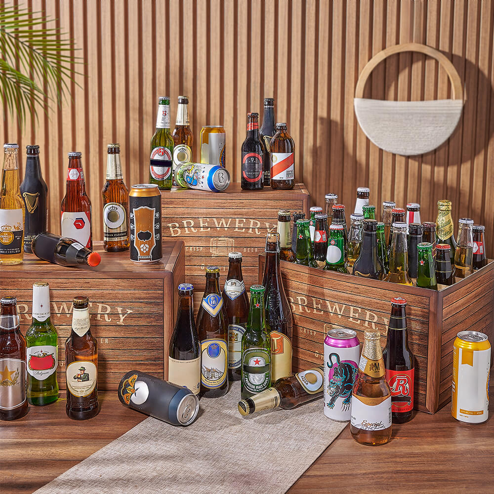 Cheers to the Years with Beer – Beer gift baskets – Toronto