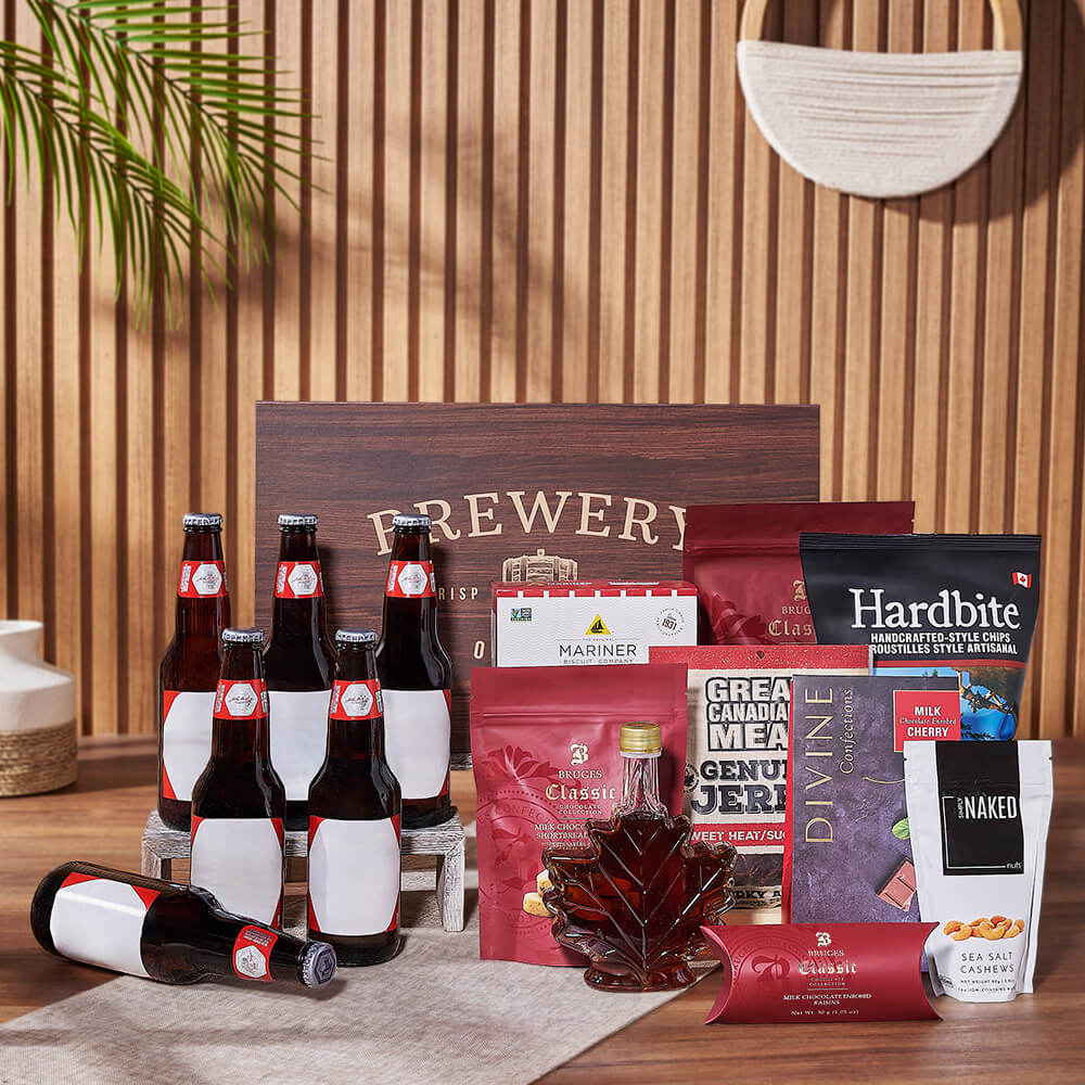 Beer &amp; Gourmet Snack Gift Set, beer gift, beer, chocolate gift, chocolate, nuts gift, nuts, Toronto delivery