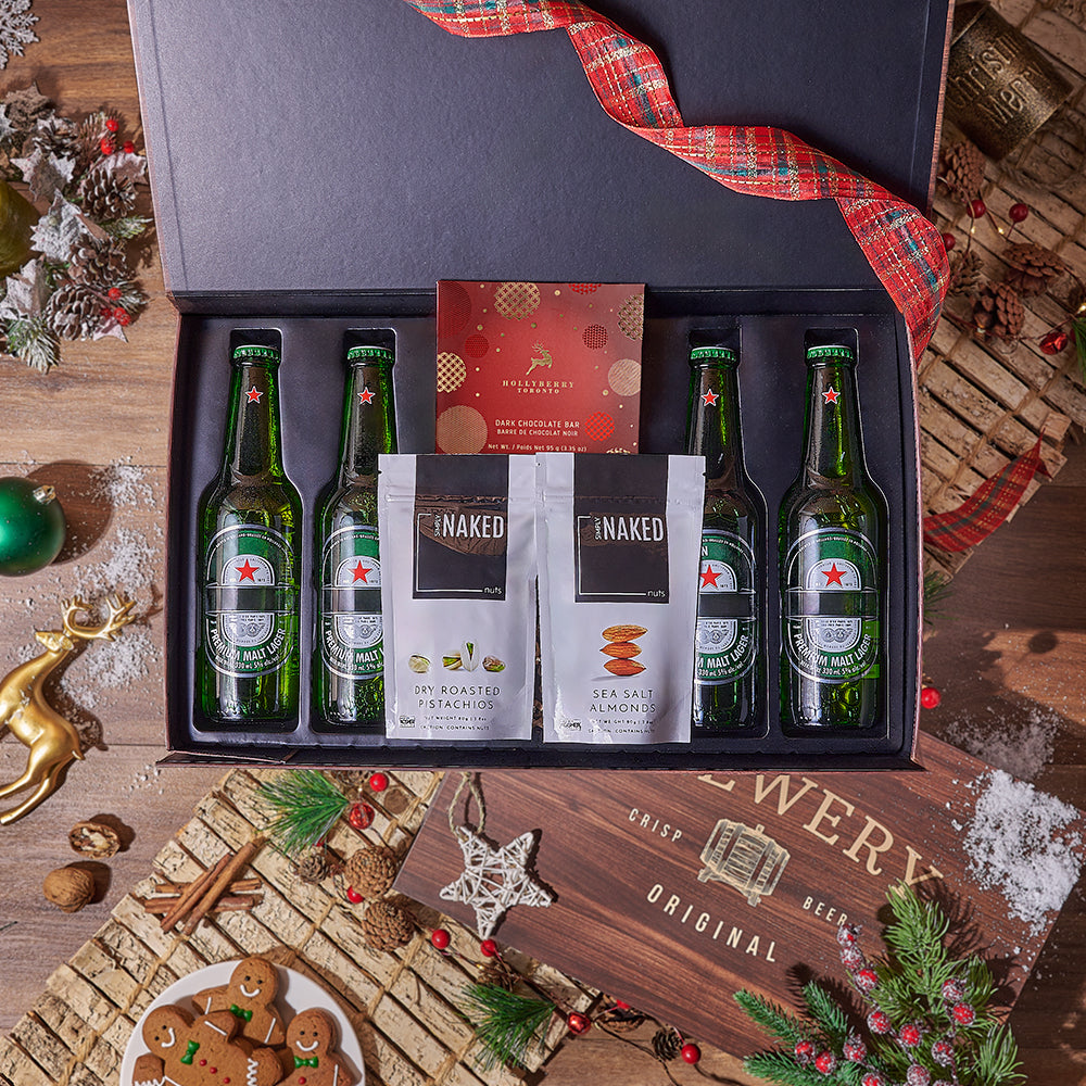 Beer &amp; Nuts Crate, beer gift, beer, christmas gift, christmas, nuts gift, nuts, Toronto delivery