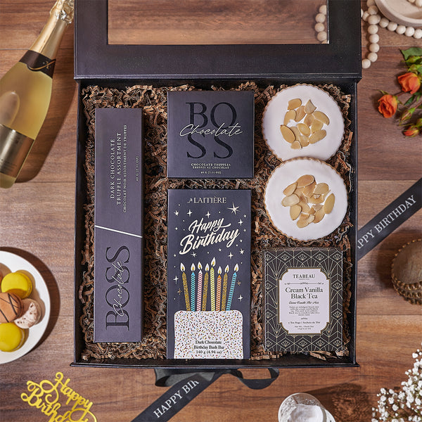 Birthday Bash Dessert Box, birthday gift, birthday, cookie gift, cookie, chocolate gift, chocolate, Toronto delivery