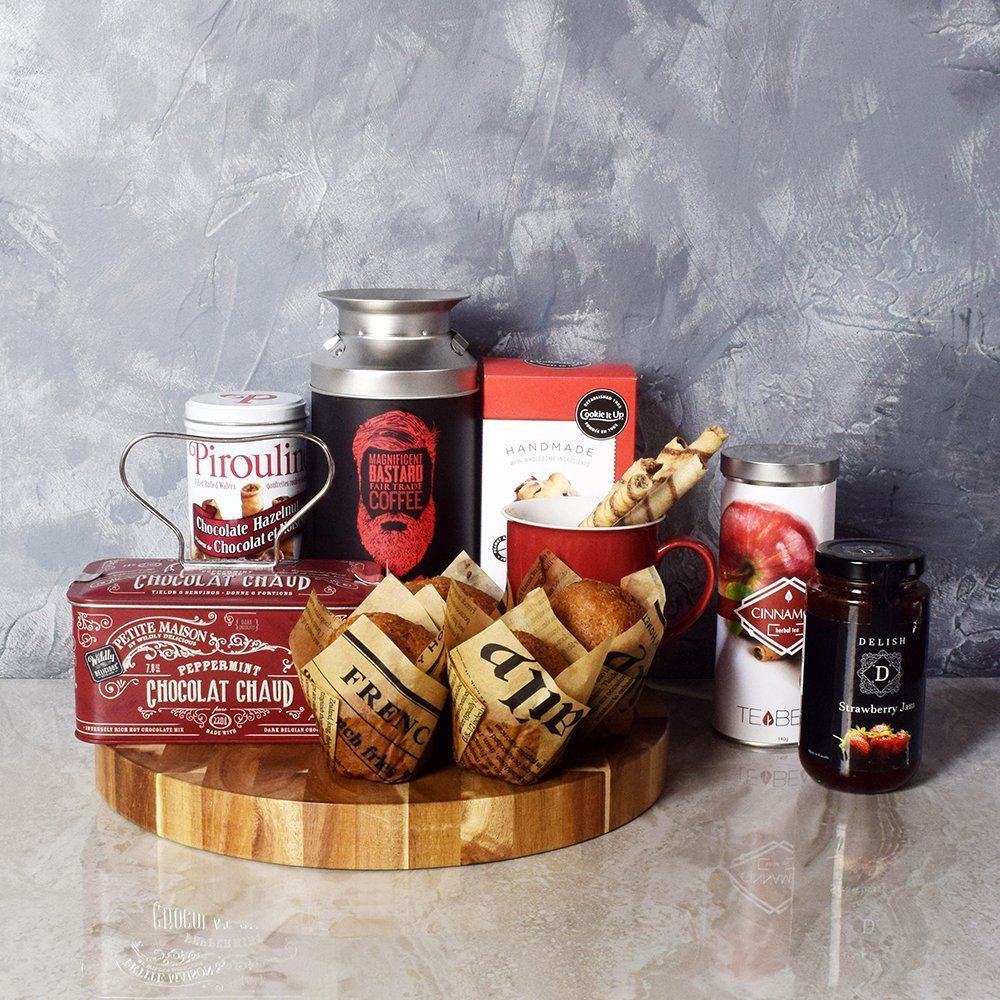 Gourmet Truffle and Chocolate Collection in Elegant Gift Box – how the gift is presented