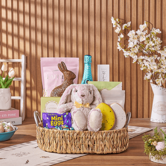 Bubbly Bunny Gift Set, sparkling wine gift, sparkling wine, champagne gift, champagne, chocolate gift, chocolate, easter gift, easter, Toronto delivery