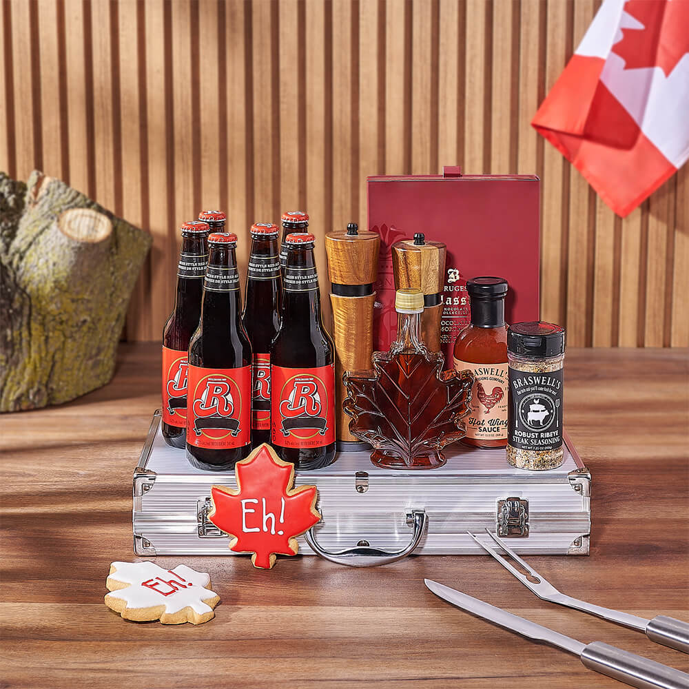 Canada Day Beer & Grill Gift Set, beer gift, beer, grill gift, grill, canada day gift, canada day, Toronto delivery