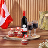 Canada Day Wine & Cupcake Gift Board, wine gift, wine, canada day gift, canada day, cupcake gift, cupcake, Toronto delivery