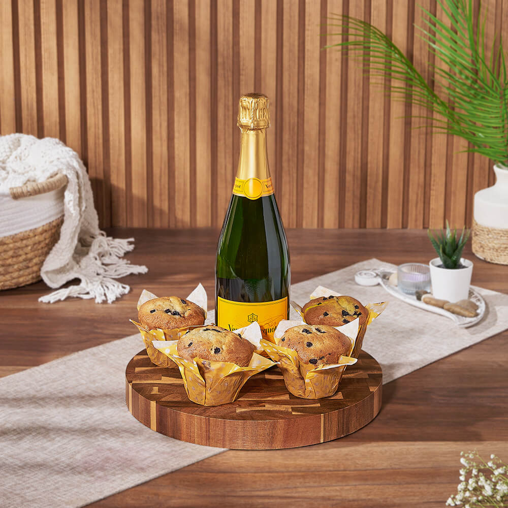 Champagne &amp; Muffins Gift Set, champagne gift, champagne, sparkling wine gift, sparkling wine, muffin gift, muffin, Toronto delivery