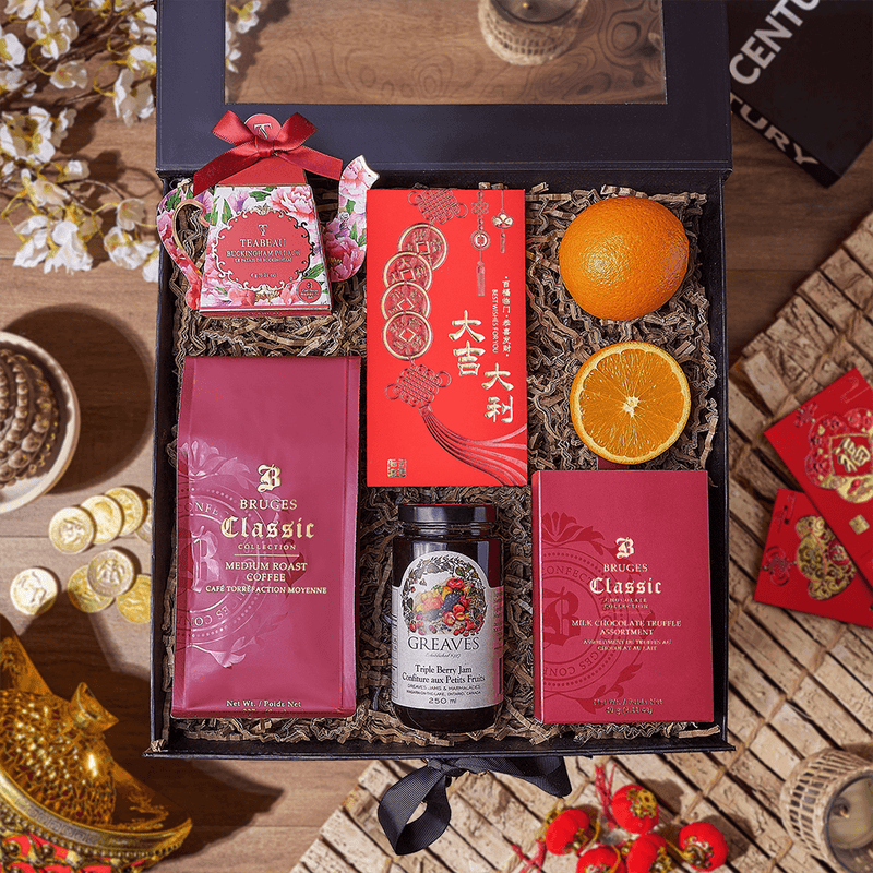 Chinese New Year Coffee & Tea Box, tea gift, tea, Chinese new year gift, Chinese new year, lunar new year gift, lunar new year, Toronto delivery