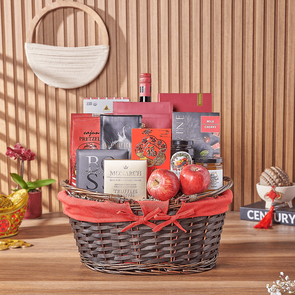 Chinese New Year Wine &amp; Feast Gift, wine gift, wine, chinese new year gift, chinese new year, lunar new year gift, lunar new year, Toronto delivery