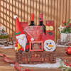 Christmas Wine Pairing Basket, wine gift, wine, chocolate gift, chocolate, christmas gift, christmas, Toronto delivery