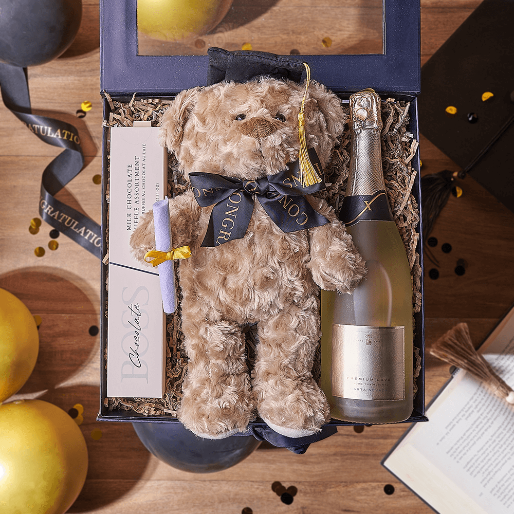 Milk Chocolate Truffles with Sparkling Wine – how the gift is presented