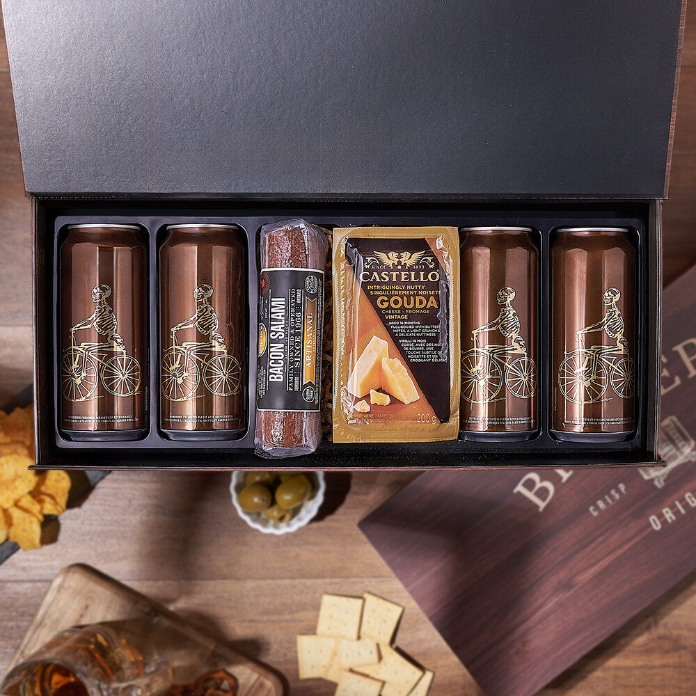 Craft Brew &amp; Charcuterie Gift Box, charcuterie gift, charcuterie, beer gift, beer, Toronto delivery