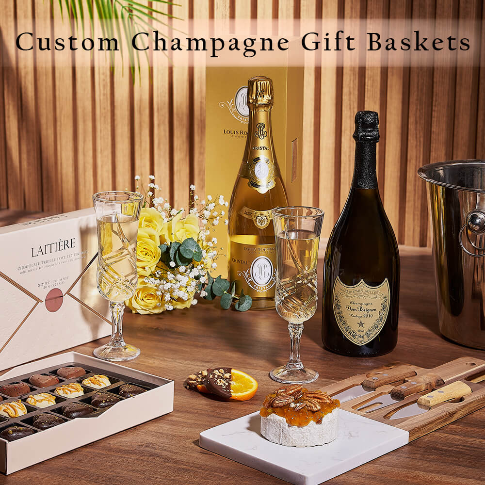 Custom Champagne Gift Baskets- Toronto Basket - Toronto Basket Delivery