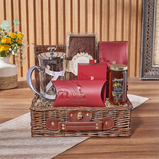 Danforth Coffee & Sweets Basket, coffee gift, coffee, chocolate gift, chocolate, Toronto delivery