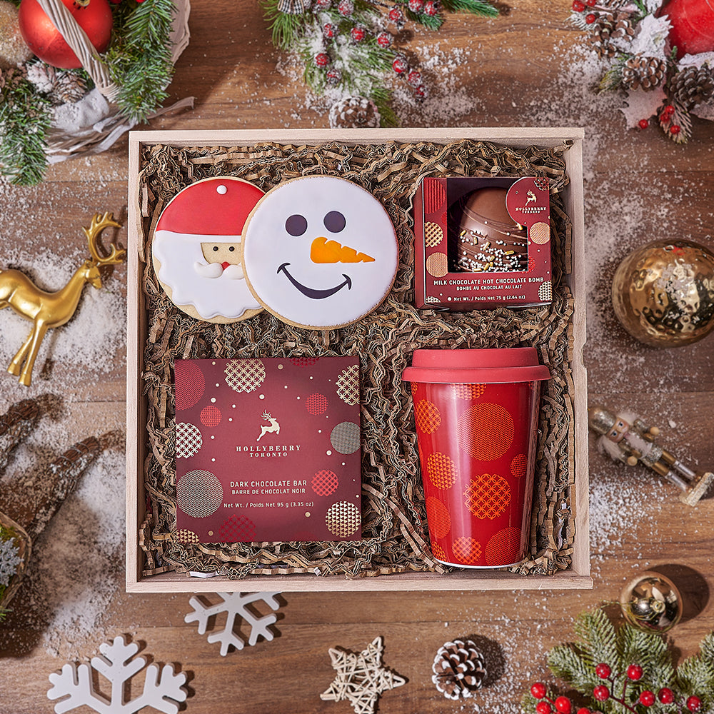 Christmas Hot Chocolate Treats – how the gift is presented