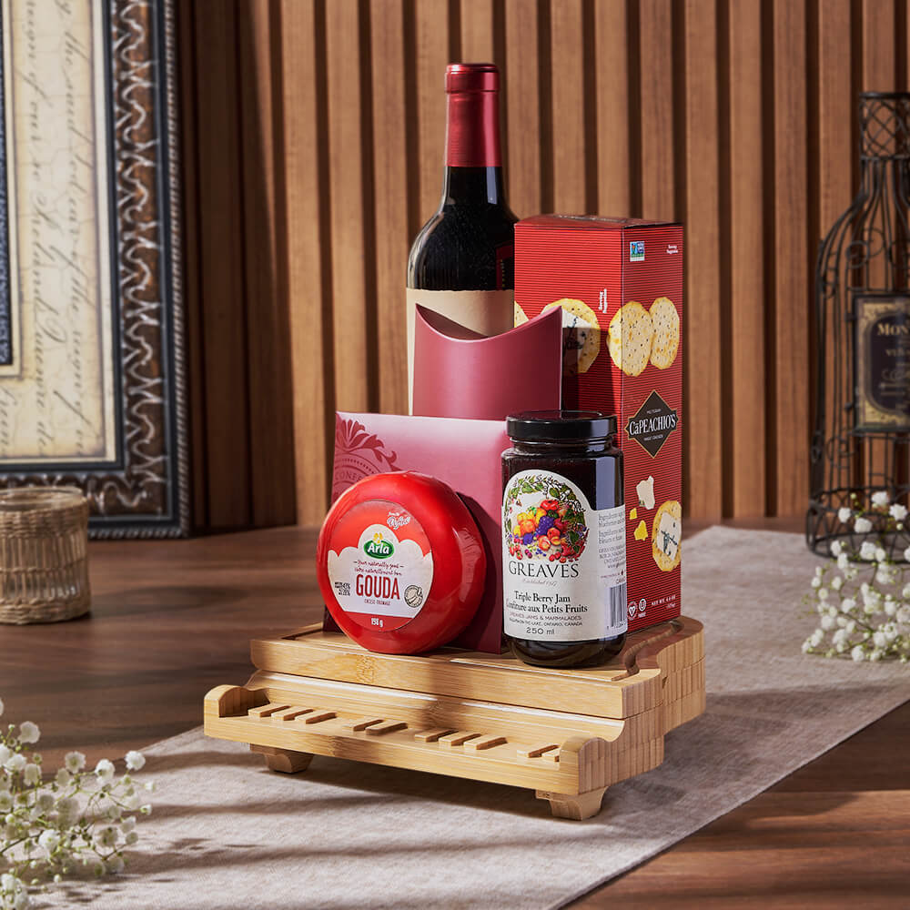 Deluxe Grand Piano &amp; Wine Gift Basket, wine gift, wine, cheese gift, cheese, chocolate gift, chocolate, Toronto delivery