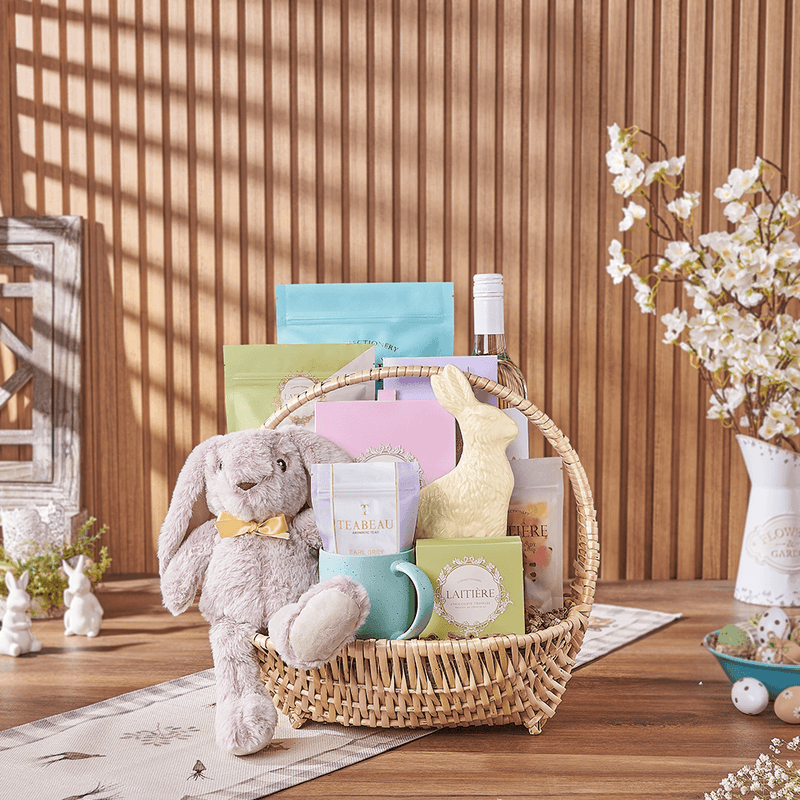 Easter Feast & Wine Gift, wine gift, wine, easter gift, easter, chocolate gift, chocolate, tea gift, tea, Toronto delivery