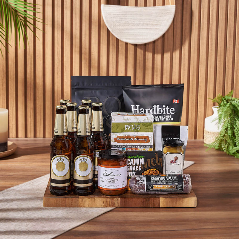 Etobicoke Beer & Crunch Snack Basket, beer gift, beer, snack gift, snack, Toronto delivery